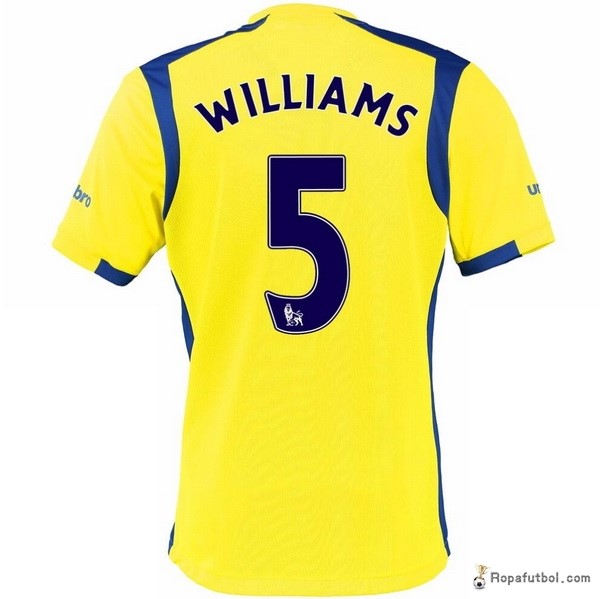 Camiseta Everton Replica Tercera Ropa Williams 2016/17 Amarillo